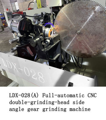 LDX-028A Máy nghiền lưỡi cưa TCT Full Servo CNC Double Grinding Head Side