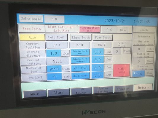 LDX-026A Máy cắt sợi kim tròn CNC đầy đủ Mặt trước và phía sau