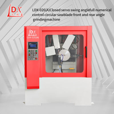 LDX-026A Servo Feed CNC đầy đủ vòng xem Blade phía trước và phía sau góc nghiền