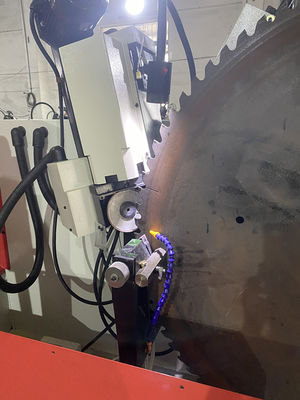 LDX-026A Servo cấp đầy đủ CNC vòng sưa lưỡi trước và sau góc máy mài