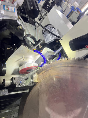 LDX-028A Máy nghiền bánh răng 3 trục / 5 trục CNC Blade Double Grinding Head