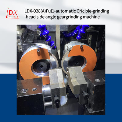 LDX-028A Servo Set Tool CNC Circular Saw Blade Double Grinding Head Side Angle Gear Grinding Machine Máy nghiền