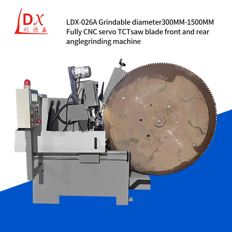 CNC lớn servo vòng xem máy xay lưỡi dao phía trước và phía sau góc nghiêng máy xay lưỡi LDX-026A
