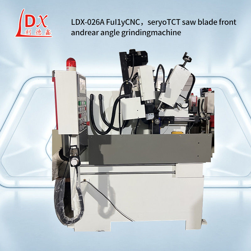 LDX-026A Servo Feed NC TCT Blade Saw Blade Mặt trước và phía sau