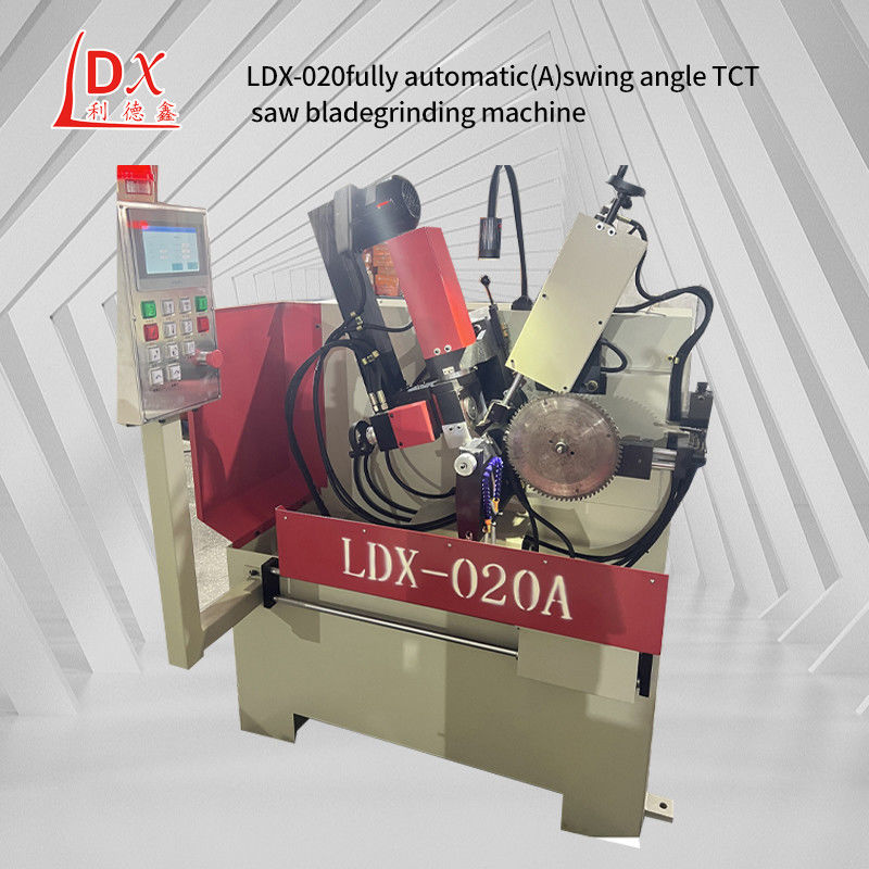 LDX-020A Quảng Đông Foshan tự động cưa lưỡi dao trước và sau góc máy nghiền