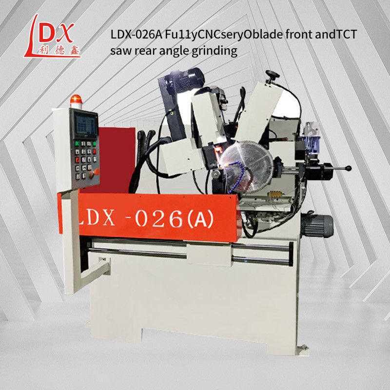 LDX-026A Máy cắt sợi kim tròn CNC đầy đủ Mặt trước và phía sau