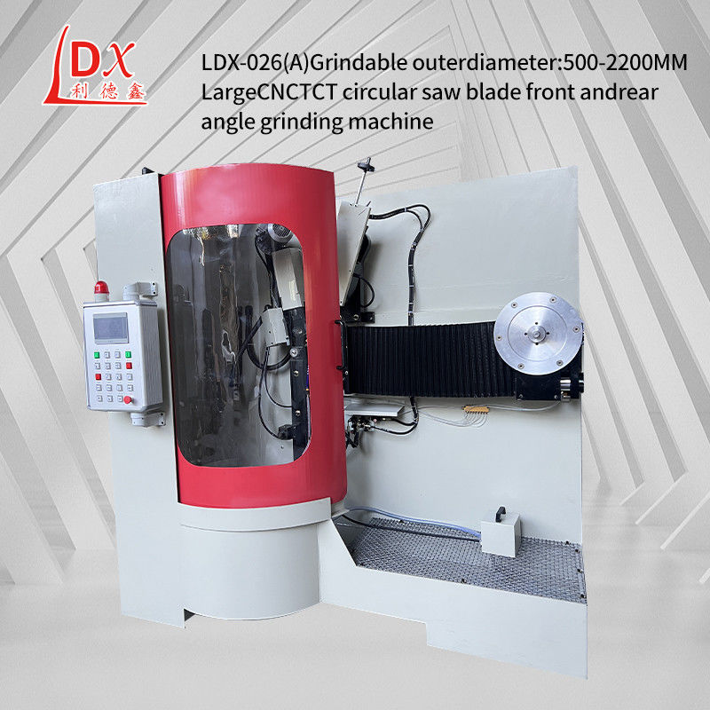 LDX-026A 500-1800MM Chiều kính đầy đủ CNC Servo Feed Tròn Saw Blade Gear Machine