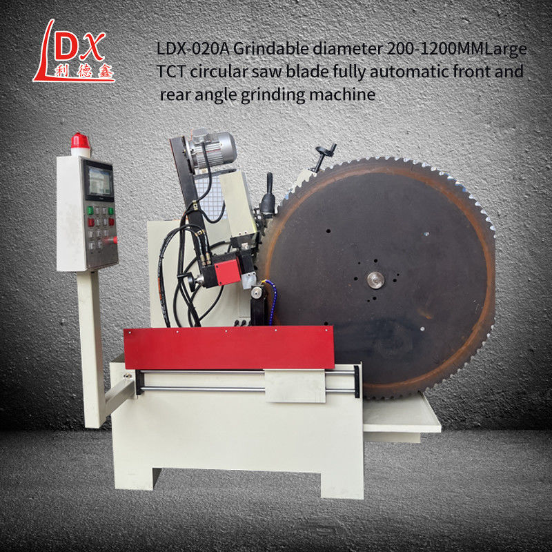 LDX-020A 200MM-1000MM Chiều kính TCT Blade Saw Blade Mặt trước và góc sau Máy nghiền bánh răng