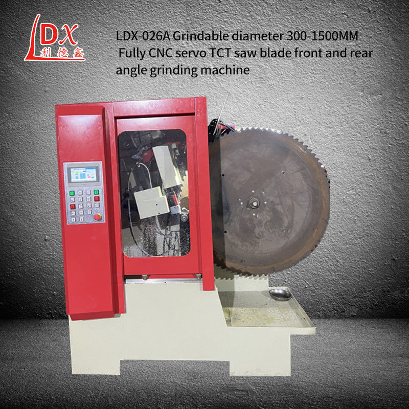 LDX-026A Servo Feed TCT Saw Blade Mặt trước và phía sau