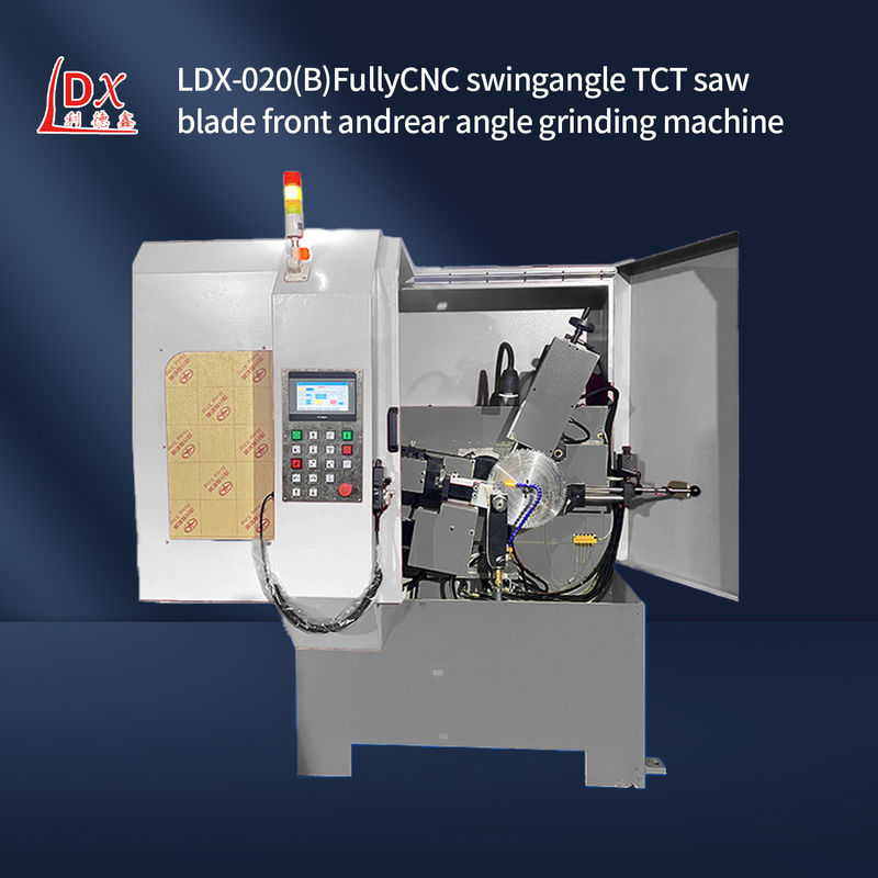 LDX-020B Full CNC Servo Feed Saw Blade Mặt trước và phía sau