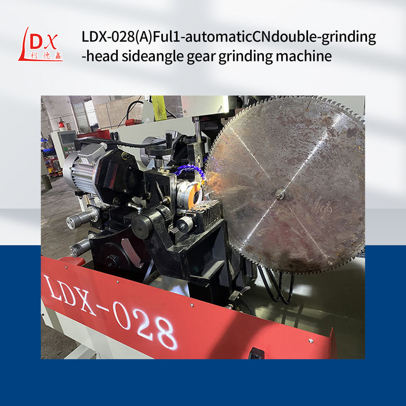 LDX-028A Servo Set Tool CNC Circular Saw Blade Double Grinding Head Side Angle Gear Grinding Machine Máy nghiền